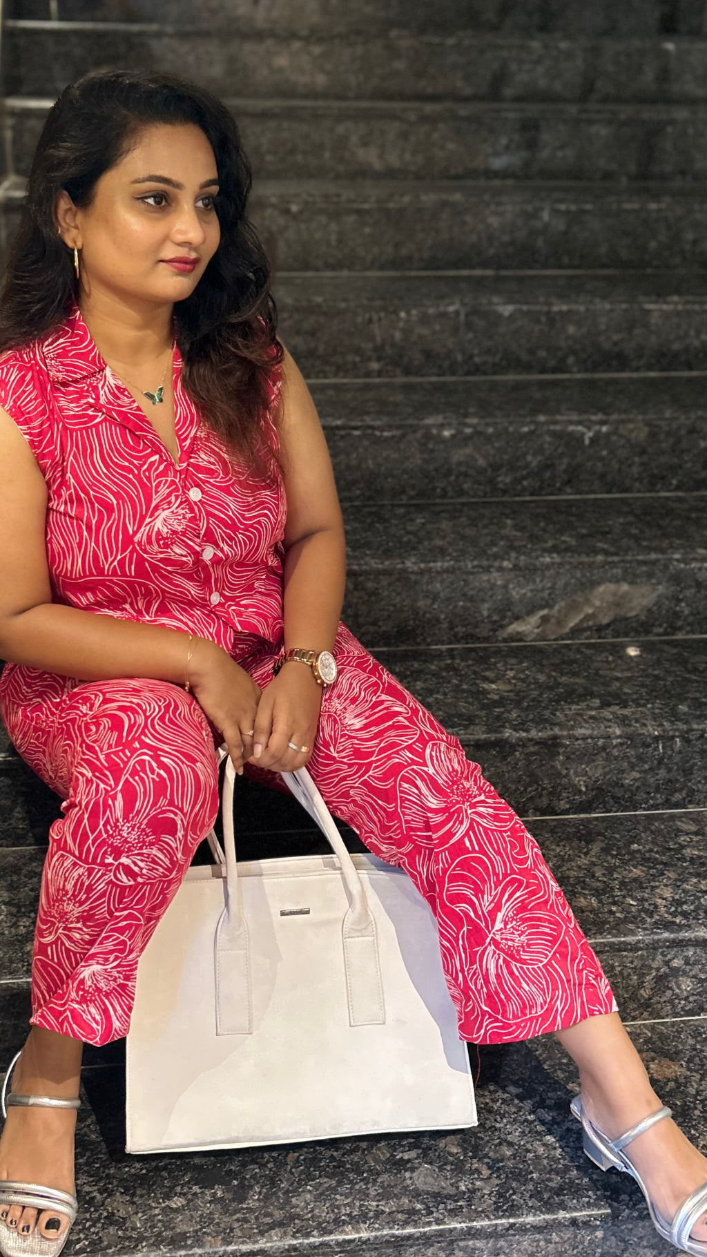 Monica - Vibrant Red Co-Ord Set❤️