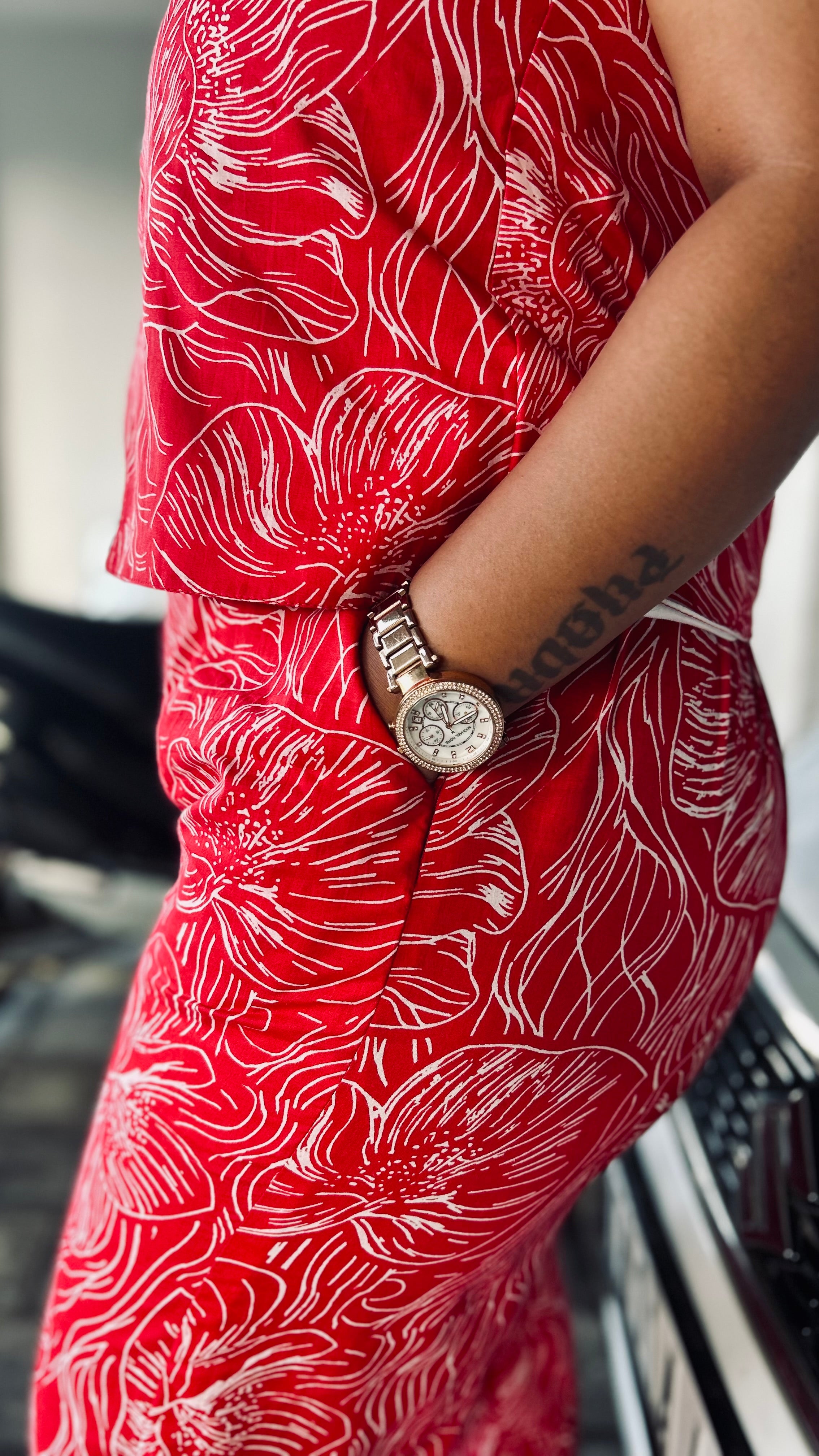 Monica - Vibrant Red Co-Ord Set❤️