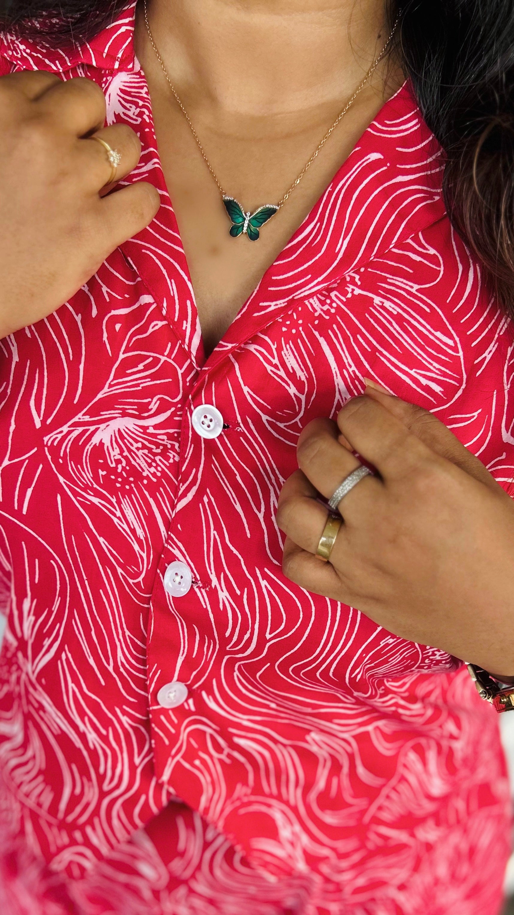 Monica - Vibrant Red Co-Ord Set❤️