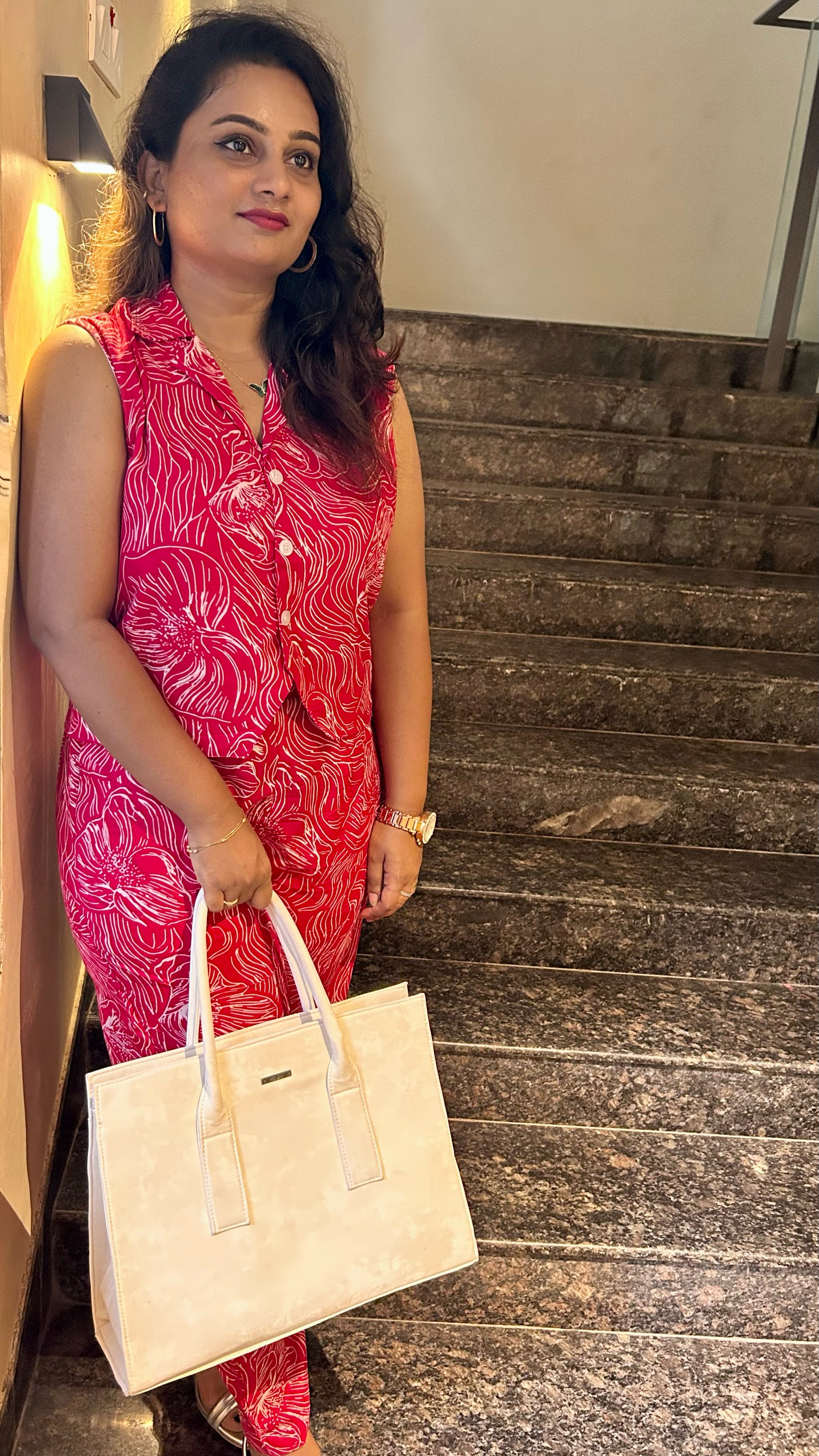 Monica - Vibrant Red Co-Ord Set❤️