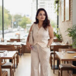 Aura - Luxury Beige Waist Coat Co-Ord Set